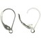 CousinDIY Plated Silver Elegance Metal Findings-Lever Earrings 6/Pkg